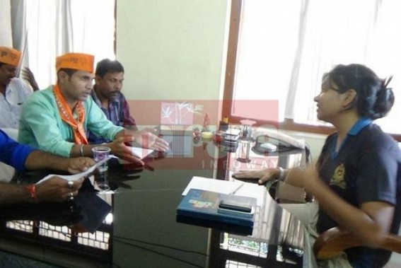 Temilamura BJP Unit placed deputation to SDPO Temilamura BJP Unit placed deputation to SDPO